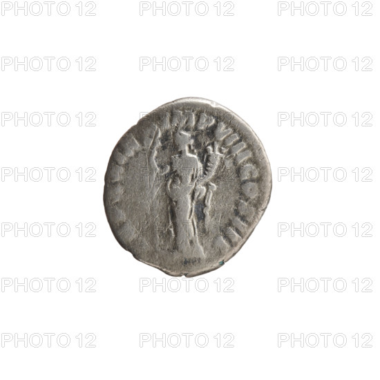 Denarius, Marcus Aurelius (121–180; Roman emperor 161–180), c. 175. Obverse: Head of Marcus Aurelius with laurel wreath facing right, inscription 'M ANTONINVS AV' and 'GERM, ARM' all around. Reverse: Felicitas standing left, holding a long caduceus in her right hand and a cornucopia in her left, inscription 'TR P XXIX - IMP VIII COS III' all around. Iconography: caducei, personifications (Felicitas), cornucopias. Roman Empire (27 BC–476), Rome. Coin. Diameter 17.0–18.0 mm; weight 2.55 g; axis 0°.