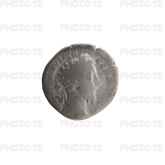 Denarius, Marcus Aurelius (121–180; Roman emperor 161–180), issuer Marcus Aurelius; obverse: head of Marcus Aurelius with laurel wreath facing right, legend 'M ANTONINVS AVG - GER'; reverse: Aequitas (personification) standing left, holding scales in right hand and a cornucopia in left, legends 'T P XXX' and 'M - P VIII COS III'; date 175–176; Roman Empire (27 BC–476), Rome; coin; diameter 18.0 mm; weight 2.67 g; axis 0°