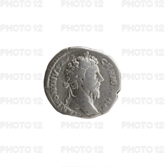Denarius of Marcus Aurelius (121–180; Roman emperor 161–180). Obverse: Head of Marcus Aurelius with laurel wreath facing right, legend ANTONINVS AVG - GERM, RM. Reverse: Mars, naked except for a cloak and helmet, walking right, holding a trophy in his left hand and a spear in his right, legend TR P XXX -, MP VIII COS III. Date: 175–176. Roman Empire (27 BC–476). Rome. Coin. Diameter 16.0–18.0 mm; weight 3.15 g; axis 0°.