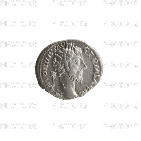 Denarius of Marcus Aurelius (121–180; Roman emperor 161–180). Obverse: Head of Marcus Aurelius with laurel wreath facing right, inscription M ANTONINVS AVG - GERM SARM. Reverse: Pax standing left, in his right hand holding a torch with which he ignites a pile of loot, in his left hand a cornucopia, inscription RP XXXI IMP VIII COS III PP. Dating: AD 176–177. Iconography: spoils of war, personifications (Pax), torches, cornucopias. Roman Empire (27 BC–476). Coin; diameter 16.0–18.5 mm; weight 3.55 g; axis 0°.