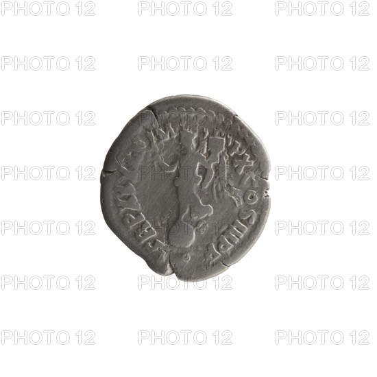 Denarius, Marcus Aurelius (121–180; Roman emperor 161–180), issuer; obverse: head of Marcus Aurelius in a laurel wreath facing right, inscription 'M AVREL AN - TONINVS AVG'; reverse: Victoria standing on a globe facing left, holding a wreath in her outstretched right hand and a trophy in her left, inscription 'TRP XXXIII IM - PX COS III PP'; iconography includes Roman deities, wreaths, Victoria, globe (attribute), trophies; date 179; Roman Empire (27 BC–476); Rome; coin; diameter 17.5–19.5 mm; weight 2.30 g; axis 0 degrees.
