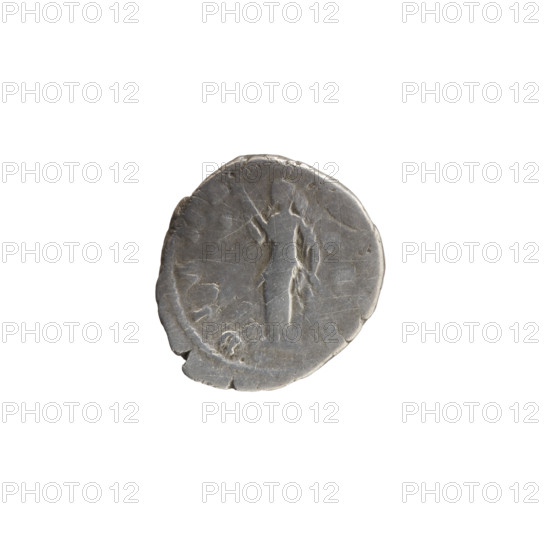 Denarius of Marcus Aurelius (121–180), Roman emperor 161–180; issuer. Obverse: Bust of Faustina the Younger (ca. 130–176), Roman empress 161–176, in drapery facing right, legend FAVSTINA · AVGVSTA around. Reverse: Diana standing left, holding a lit torch in both hands, legend DIANA around. Iconography: Faustina II; Roman deities; Diana; torches. Date: 161–176. Culture: Roman Empire (27 BC–476). Place: Rome. Object type: coin. Measurements: diameters 16.0 mm and 18.0 mm, weight 2.80 g, axis 165°.