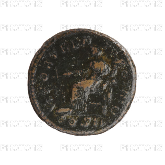 Lucius Verus (130–169), Roman emperor (issuer). Obverse: Head of Lucius Verus bare, facing right, legend IMP CAES L·AVREL VERVS AVG. Reverse: Fortuna seated left, holding a rudder in her right hand and a cornucopia in her left, legend FORT RED·POT III; inscriptions in COS II section and S C fields. Date: 162–163. Roman Empire (27 BC–476), Rome. Coin; diameter 25.5 mm, weight 12.65 g, axis 165°.