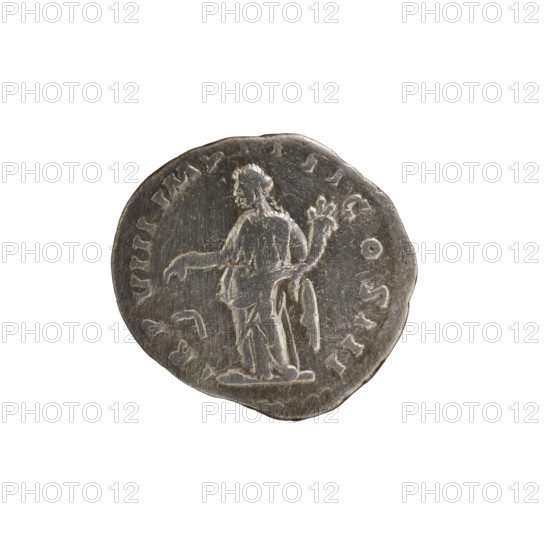 Denarius of Lucius Verus (130–169), Roman emperor 161–169; issuer: Lucius Verus. Obverse: head of Lucius Verus in laurel wreath facing right, inscription 'L VERVS AVG ARM - PARTH MAX' all around. Reverse: Aequitas standing left holding scales in his right hand and a cornucopia in his left, inscription 'TR P VIII IMP IIII COS III' all around. Date: 167–168. Roman Empire (27 BC–476), Rome. Coin: diameter 17.5–18.5 mm, weight 2.65 g, axis 0 degrees.