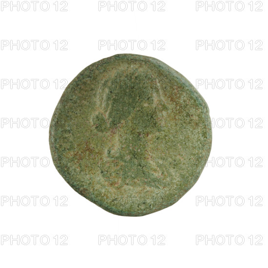 Sestertius; Lucilla (149–182/183, Roman empress 164–169); Lucius Verus (130–169, Roman emperor 161–169) (issuer). Bust of Lucilla in drapery facing right, inscription 'CILLAE AVG' all around. Reverse: Pietas veiled and standing frontally with head turned left, right hand holding a patera over a burning altar, left hand holding a container with incense; inscription 'AS' all around, 'IN SC' in fields. Iconography: personifications, incense, altars, Pietas, pateras. Date: 164–169. Roman Empire (27 BC–476), Rome. Coin; diameter 28.5–29.5 mm, weight 21.77 g, axis 330°.
