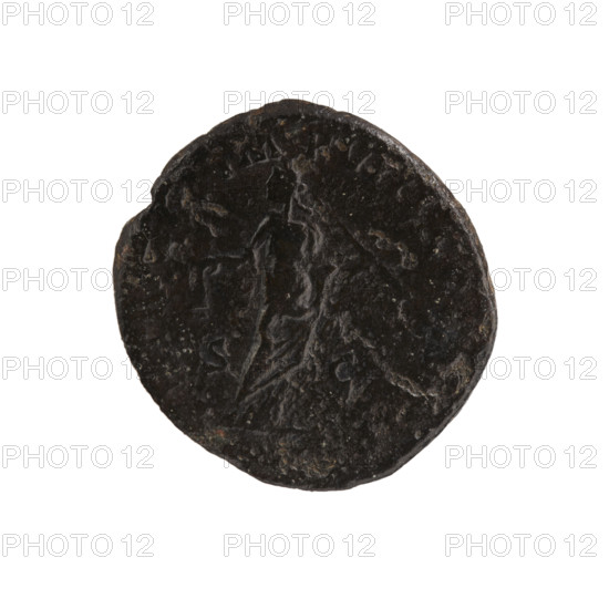 Obverse: Head of Commodus in a laurel wreath facing right; inscription 'M COMM ANT P - FELIX AVG B' all around. Reverse: Libertas stands frontally, head turned left, holding a liberation cap (pileus) in her right hand and a staff (vindicta) in her left; inscription 'PM TR P, IM - P VIII COS V PP' all around, 'SC' in fields. Dated 187–188. Roman Empire, Rome. Coin; diameter 25.0 mm, weight 9.45 g, axis 0°. Subjects/personifications: Commodus (emperor 177–192), Libertas; attributes: pileus, vindicta.