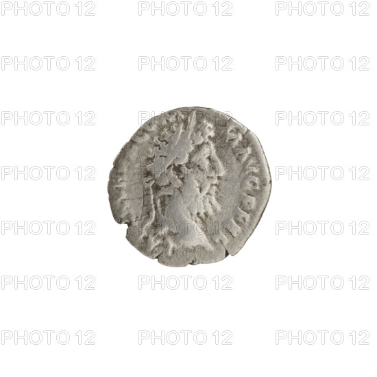 Denarius of Commodus (reigned 177–192). Obverse: Head of Commodus in laurel wreath facing right, inscription L A VR COM - M AVG P FEL. Reverse: Fides (Fidelity) standing left, holding a banner in her right hand and a cornucopia in her left; star in right field; inscription P M TR P XVII - IMP VIII COS VII PP. Dated 192. Roman Empire. Coin, diameter 16.5–17.0 mm, weight 2.20 g, axis 180°.