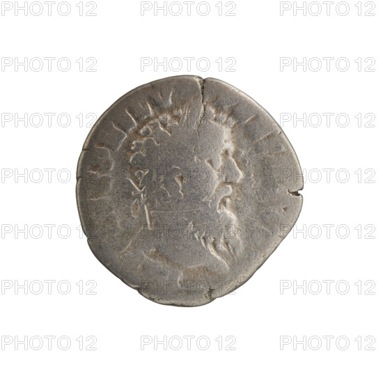 Denarius of Pertinax (126–193), 193 CE. Obverse: Head of Pertinax in laurel wreath facing right, inscription SP HELV - PER. Reverse: Aequitas standing left, holding scales in right hand and a cornucopia in left, inscription AEQVIT AV - RP COS II. Silver coin (denarius); diameter ~17.0–17.5 mm, weight 3.02 g, axis 180°. Roman Empire.