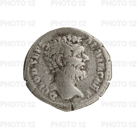 Denarius, Clodius Albinus (ca. 150–197; Roman emperor 193–197), (caesar 193–195), Septimius Severus (146–211; Roman emperor 193–211) (issuer). Obverse: Head of Clodius Albinus uncovered to the right, inscription D·CLOD·SEPT·ALBIN·CAES. Reverse: Felicitas personified, standing left, holding a caduceus in her right hand and a long scepter in her left, inscription FELICI·TA·S·COS·II. Date: 194–195. Roman Empire (27 BC–476), Rome. Coin; diameter 17.5–18.5 mm, weight 3.32 g, axis 165°.