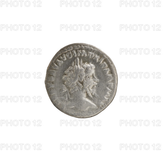 Denarius, personification Aequitas; Septimius Severus (Roman emperor, 146–211). Obv.: LSEPTSEVAVGIMPXIPARTMAX — Head of Septimius Severus with laurel wreath facing right, pearl rim. Rev.: AEQVITAS TIAVGG — Aequitas standing frontally, head turned left, holding scales in his right hand and cornucopia in his left, pearl rim. Date: 198–200. Roman Empire (27 BC–476). Coin: diameter ~18.0–18.5 mm, weight 2.85 g.