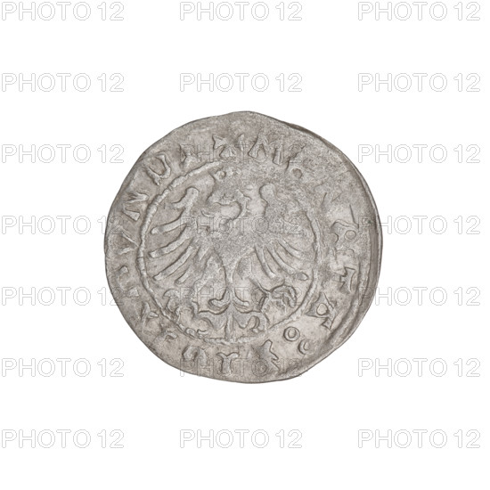 Crown half-grosz, Sigismund I the Old (King of Poland; 1506–1548). Obverse: Polish crowned eagle facing left, talons visible at bottom, inscription on rim. Reverse: crown facing forward, inscription on rim, date range 1506–1548. Coin, weight 1.01 g; motifs include talons, eagles, crowns, wings.