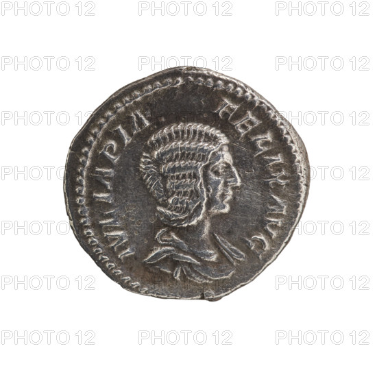 Denarius, Caracalla (188–217; Roman emperor 198–217), Julia Domna (ca. 160–217; Roman empress 193–211). Obv.: IVLIA PIA FELIX AVG — bust of Julia Domna facing right, pearl border. Rev.: DIANA LVCIFERA — Diana standing left, holding a lit torch in both hands, pearl border. Date: 211–217. Roman Empire (27 BC–476). Coin (Rome). Diameter: 18.0–19.0 mm. Weight: 3.30 g.