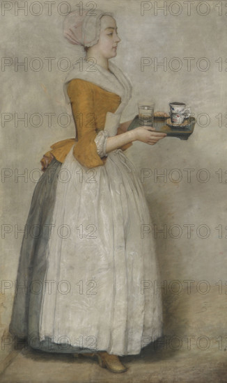 Portrait of a man in a black frock coat, 18th/19th century Germany, pastel, height 33 cm, width 26 cm, German drawing/portrait.