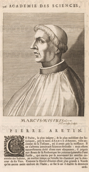 Jean de Barnevelt, Portrait of Johan van Oldenbarnevelt, print, book illustration, printmaker: Nicolas de Larmessin (I), publisher: François Foppens, Brussels, 1682, paper, engraving, letterpress printing, text in letterpress on verso, height 186 mm x width 141 mm, Print used for: Bullart, Isaac. Académie des Sciences et Arts contenant les vie et éloges his. the people's illustrations show their excellence and their professions in their environment throughout their lives. Brussels: François Foppens, 1682. The book was also published in Amsterdam in 1682 by the heirs of Daniel Elzevier. Each portrait is an illustration accompanying the biography of an artist or scholar. Most of the portraits were produced by Nicolas de Larmessin (162), 93 by De Boulonois and a third by unidentified printmakers. This refers to an illustration on p. 99, part I., Person, Johan van Oldenbarnevelt, historical persons, A sepia-toned engraved portrait of a man shown in profile facing left, wearing a close-fitt...