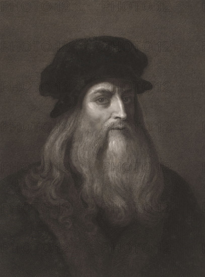 Portrait of an unknown man with a long beard, print, annotation: '7em état', printmaker: Frans Lauwers (signed by artist), 1879, paper, etching, height 350 mm x width 259 mm, anonymous historical person portrayed alone, A monochrome portrait of an older person shown from the shoulders up wearing a dark, soft hat and a long, flowing beard and mustache; the face is rendered with fine shading and crosshatch lines showing a high forehead, pronounced eyebrows, deep-set eyes looking slightly to the side, a straight nose, and closed lips; the hair is long and wavy, blending into the expansive beard whose textured strands cascade over the chest; the background is uniformly filled with dense, fine crosshatching.