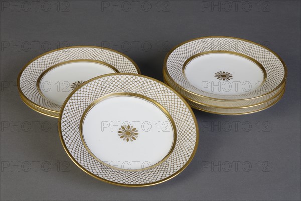 6 plates from Manufacture de Dagoty
