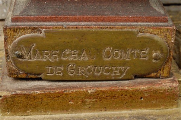 Harpe du Maréchal Comte de Grouchy (détail)