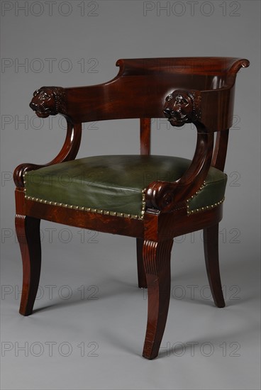 Fauteuil de bureau d'époque Empire