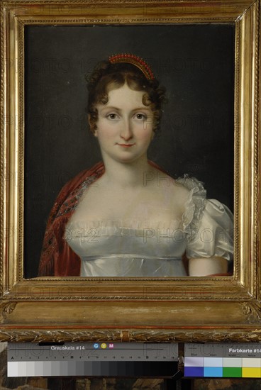 Desferiers, "Jeune femme au diadème de corail"