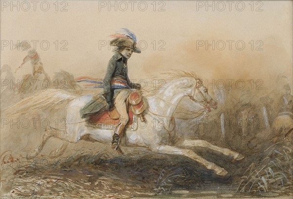 A. Raffet, "Bonaparte à cheval"