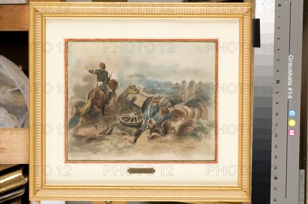 Andrieux, 'Chouans en embuscade' (Chouans during an ambush)