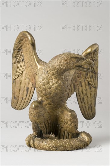 Eagle on a crown of oak leaves, 19th Century
