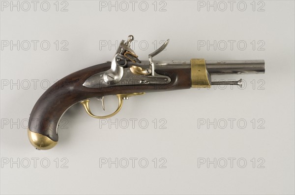 Flintlock horse pistol, French First Empire