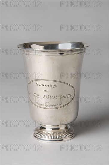 Large silver cup, French Restoration