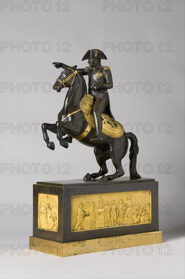 Steger, 'L'Empereur Napoléon 1er sur son cheval cabré' (The Emperor Napoleon 1st on his reared up horse)