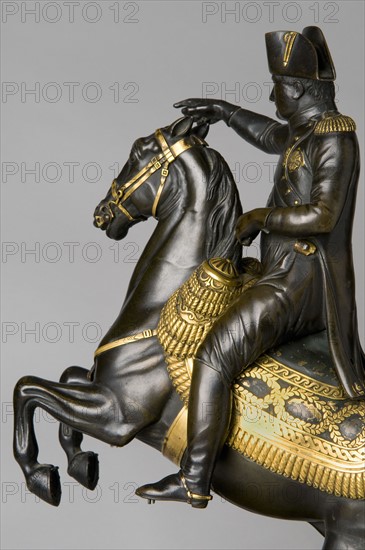 Steger, The Emperor Napoleon 1st on his reared up horse (detail)