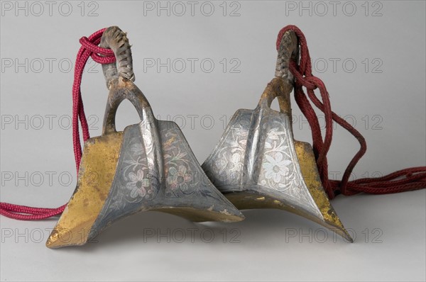 Paire d'étriers arabes, vers 1830