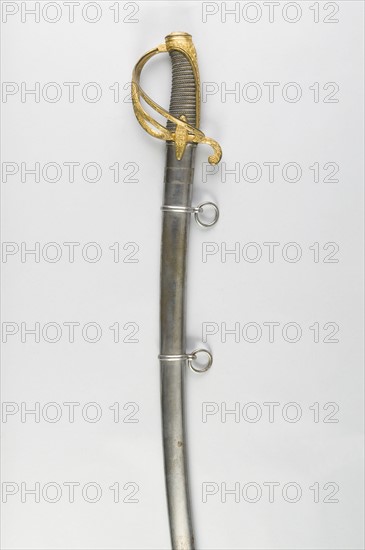 Light cavalry officer's sword, French 2nd Republic