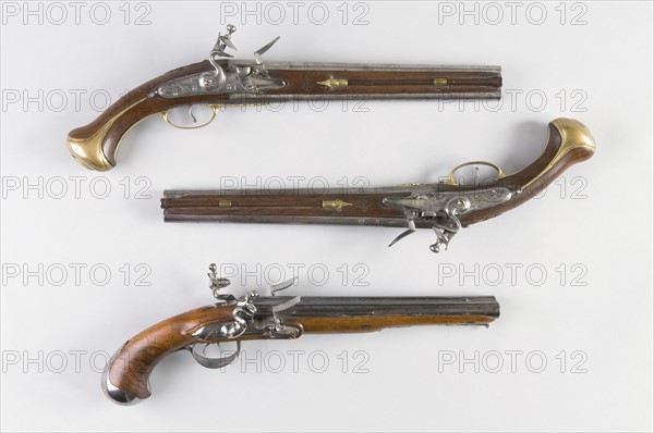 Flintlock pistols, 18th Century