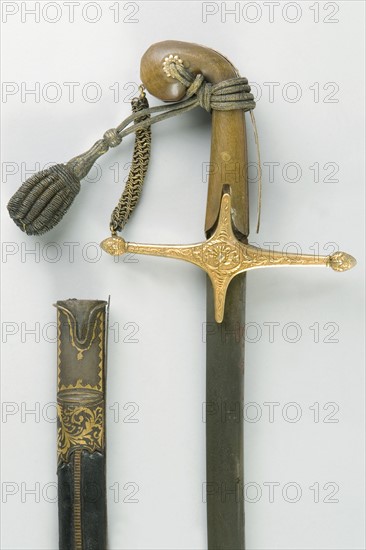 Détail de sabre ottoman, 19e siècle