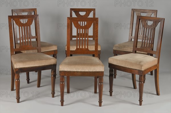Set of mahogany chairs by Jacob Desmalter