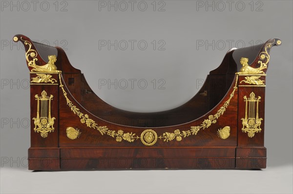 'Boat' bed, French Empire
