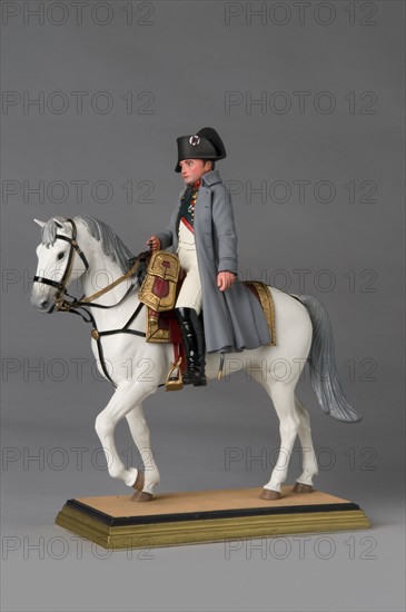 Fouillé, 'L'Empereur Napoléon 1er à cheval, en redingote' (The Emperor Napoleon 1st on a horse, in a frock coat)