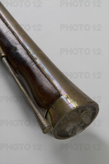 Detail from a blunderbuss from the english navy, end of the 18th Century, beginning of the 19th Century