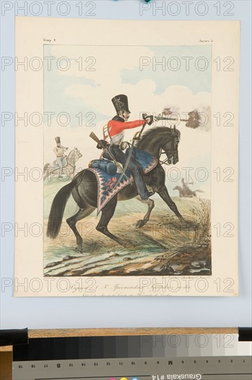 Finart (d'après), "Soldat du Régiment de la garde des hussards de Crodno", 19e siècle