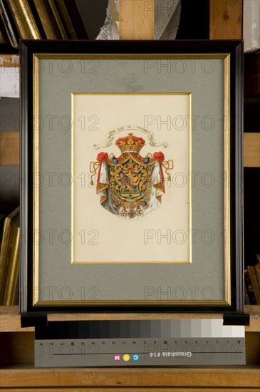 'Les grandes armoiries du maréchal Macdonald duc de Tarente' (The coat of arms of marshall Macdonald duke of Taranto)