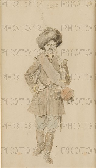 Horschelt, 'Cosaque en uniforme' (Cossack in uniform)