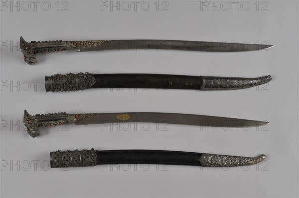 Ottoman yatagans from the Balkans, end of the 18th Century, beginning of the 19th Century