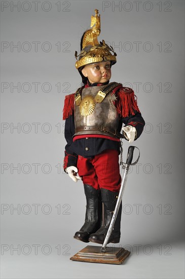 Uniforme d'enfant d'un cuirassier de la 3e République