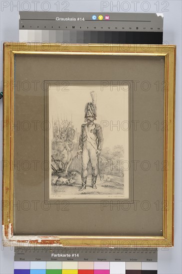 Charlet. "Capitaine grenadier infanterie de ligne 1809"