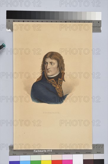 Portrait du général Bonaparte en buste de profil