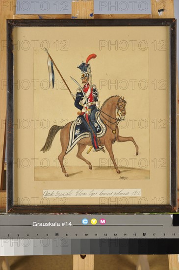 Garde Impériale - Chevau-léger, lancier polonais 1812