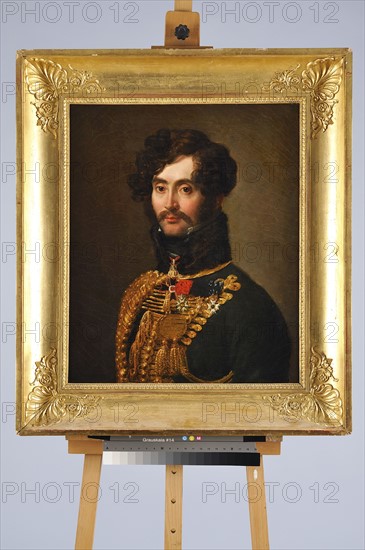 Ecole française du XIXe siècle, "Portrait du comte général de Monthion"