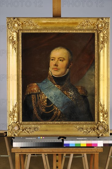 Bazin, (d'après le Baron Gros), "Portrait de Macdonald"