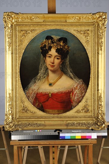 Robert Lefevre, "Portrait de la vicomtesse de Saint-Mars"