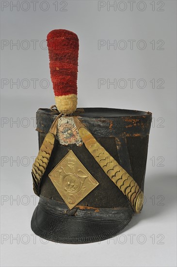 Shako de Voltigeur du 5e Régiment d'Infanterie de Ligne